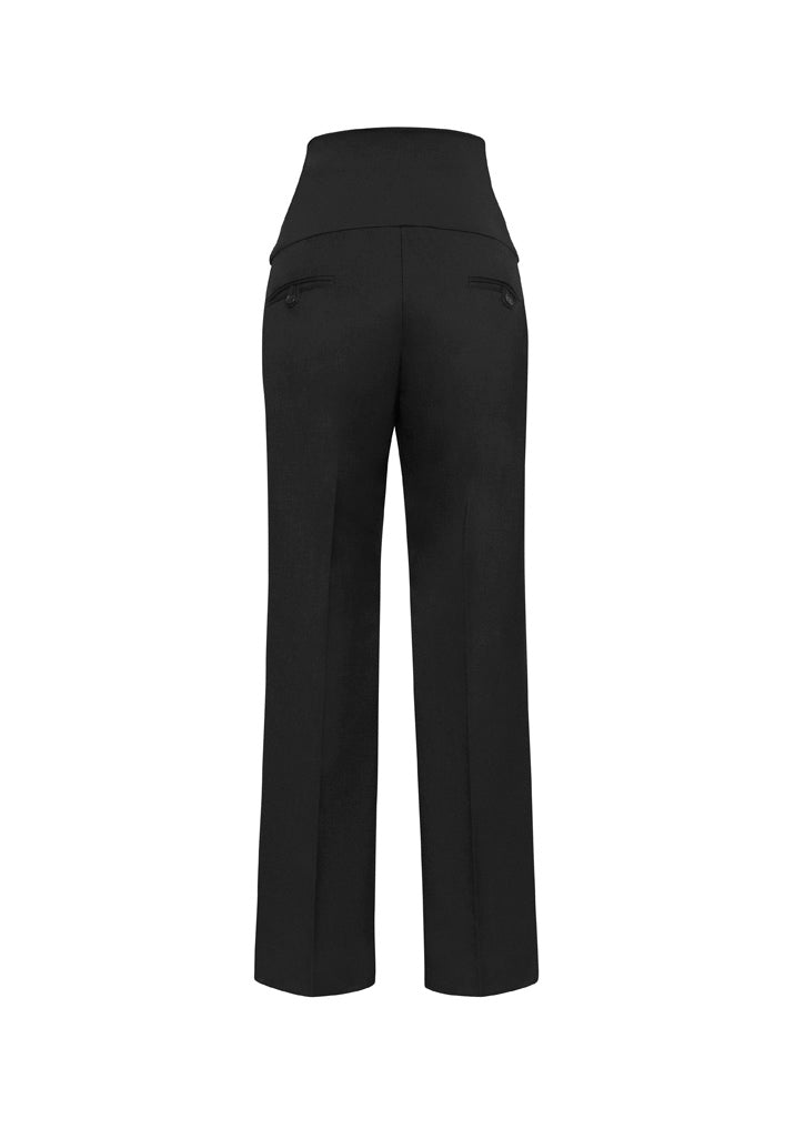 Cool Stretch Womens Maternity Pant - Black - Back