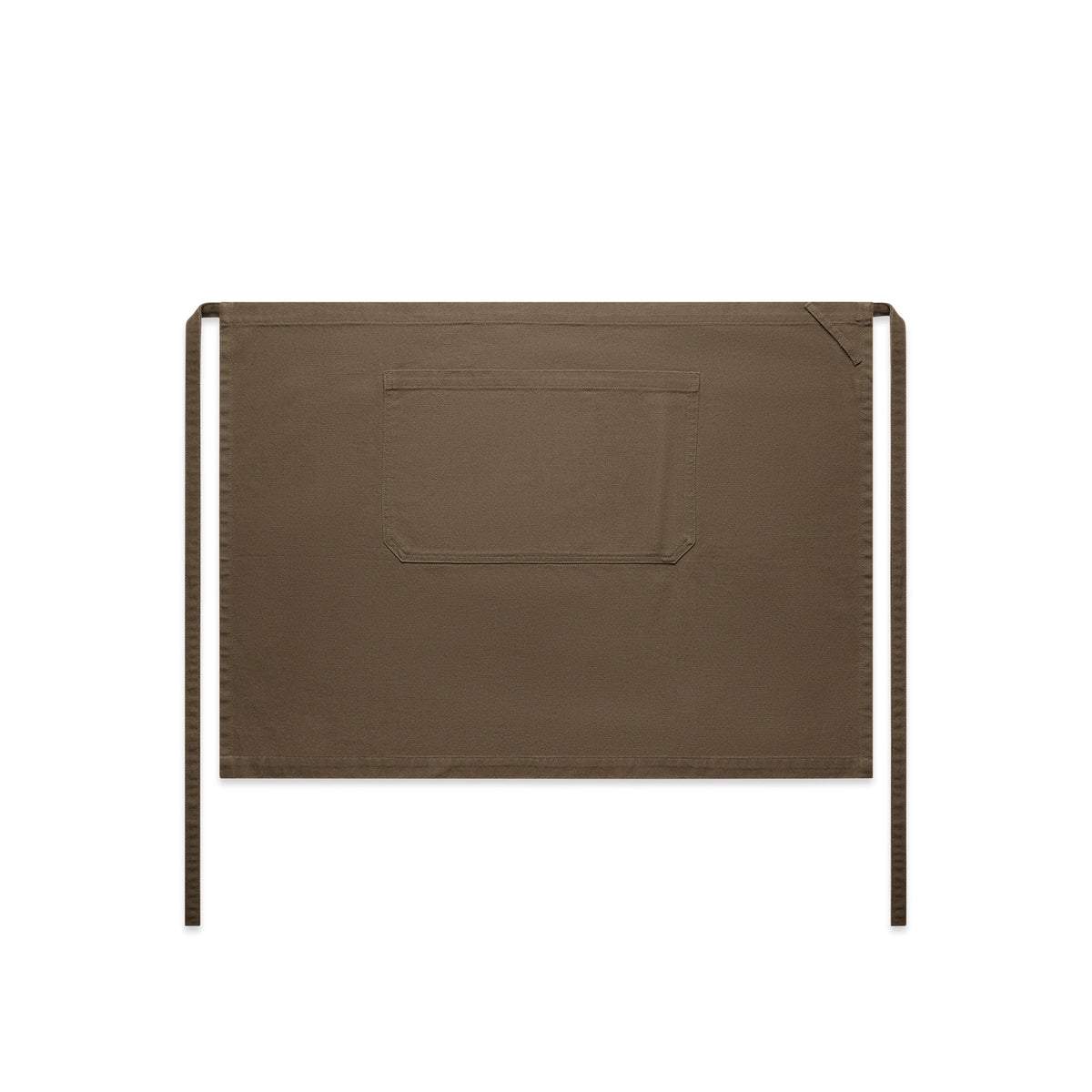 Canvas Half Apron 1081 - Walnut - Front