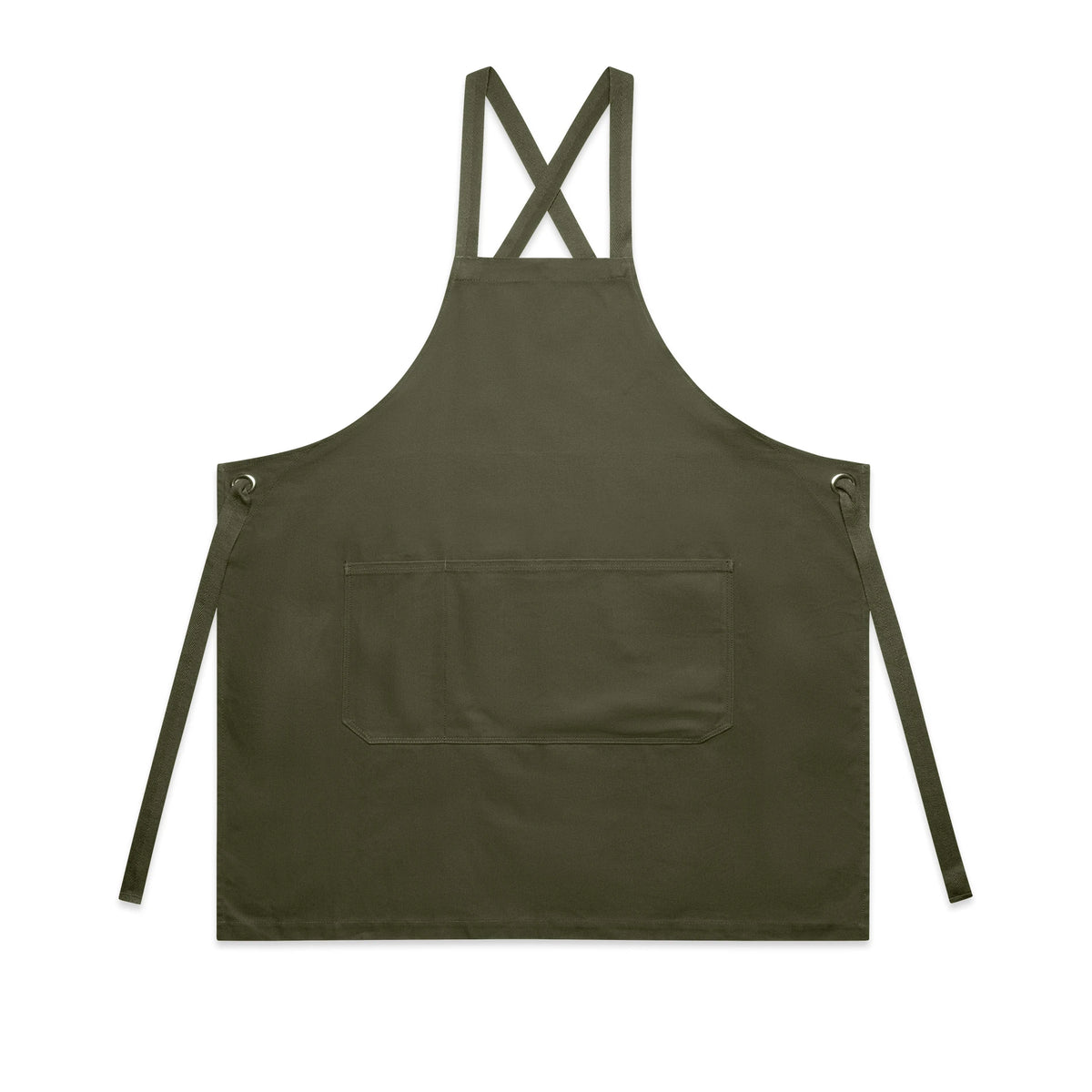 Carrie Apron 1082 - Army - Front
