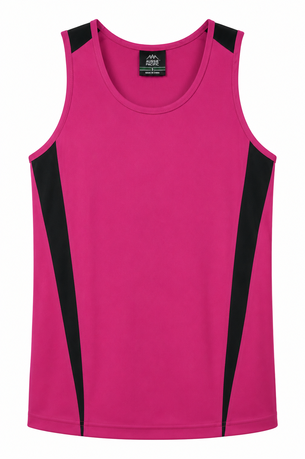 Aussie Pacific Eureka Men's Singlet 1104 - Pink/Black