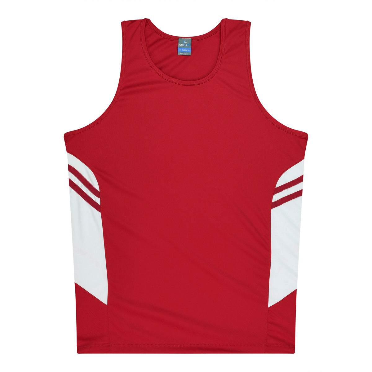Aussie Pacific Tasman Kids Singlet 3111 - Red/White