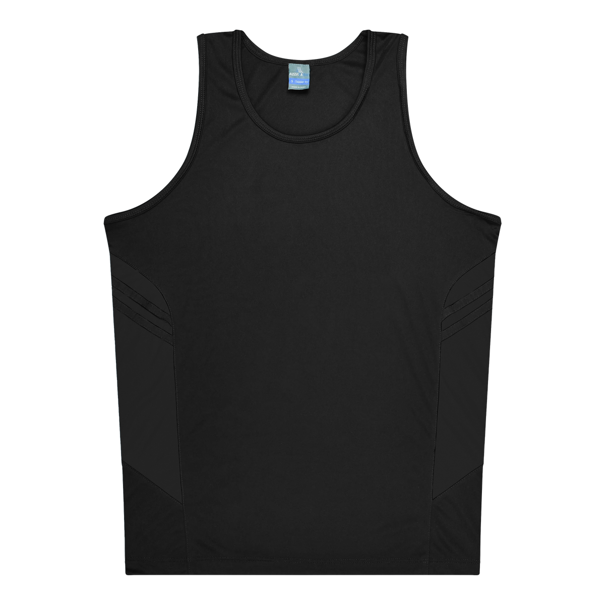 Aussie Pacific Tasman Kids Singlet 3111 - Black