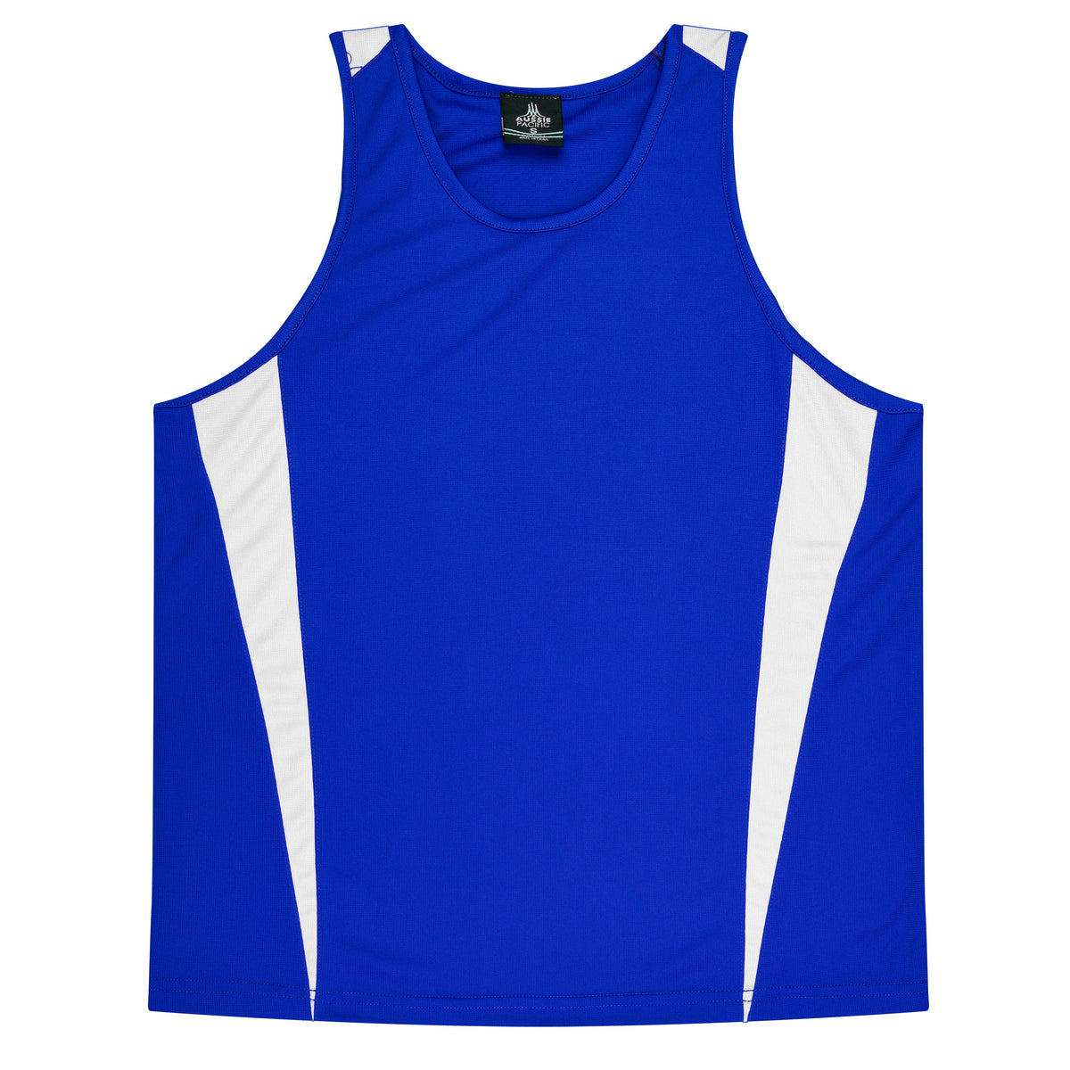 Aussie Pacific Eureka Kids Singlet 3104 - Royal/White