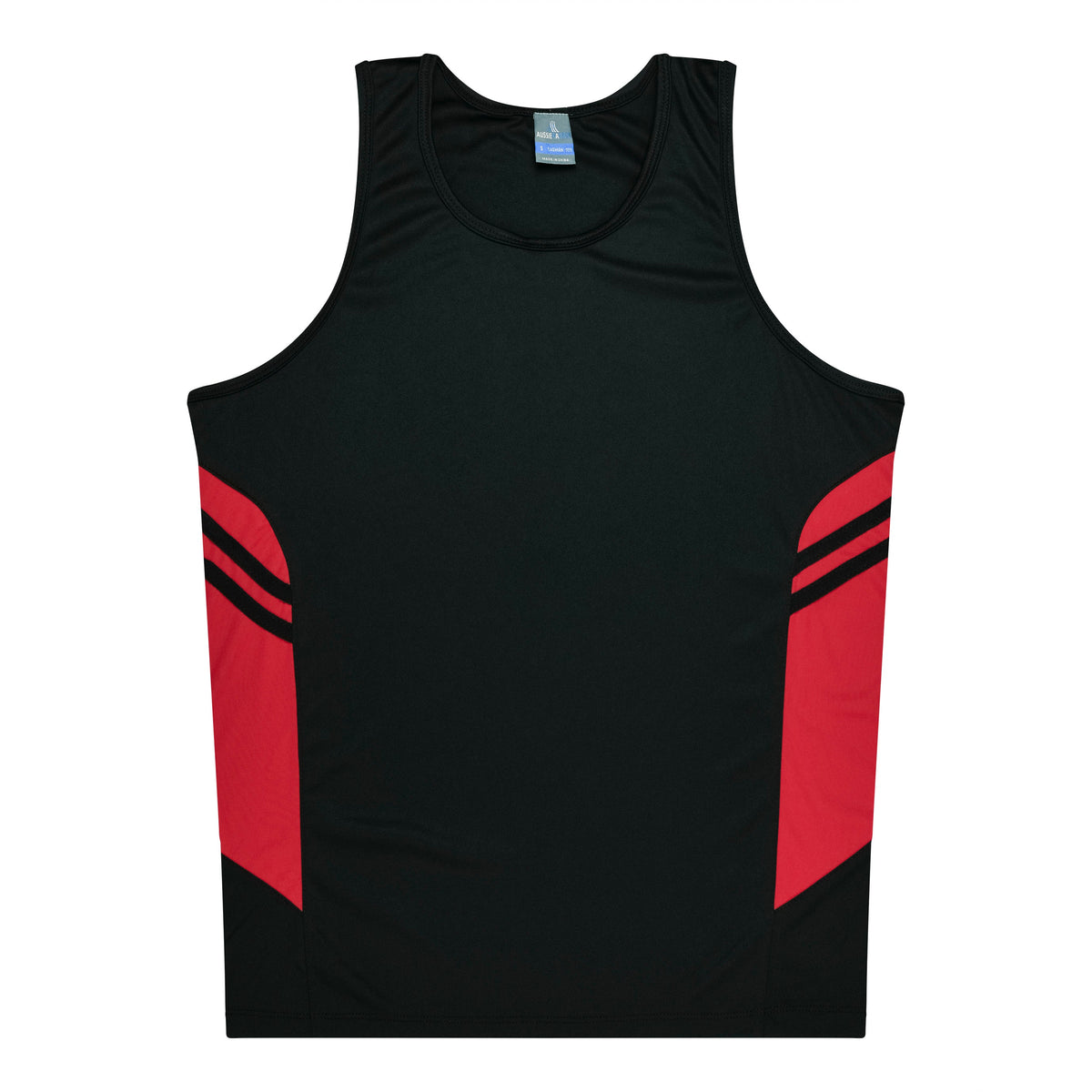 Aussie Pacific Tasman Kids Singlet 3111 - Black/Red