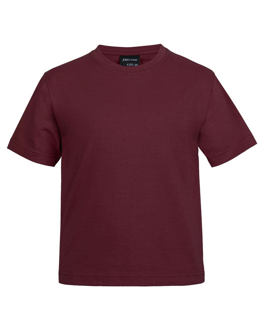 JB's Kids Tee - Maroon - Front