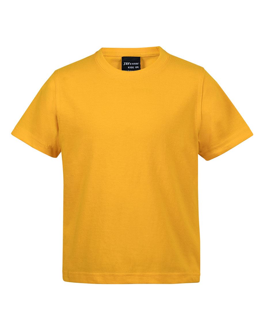JB's Kids Tee - Gold - Front