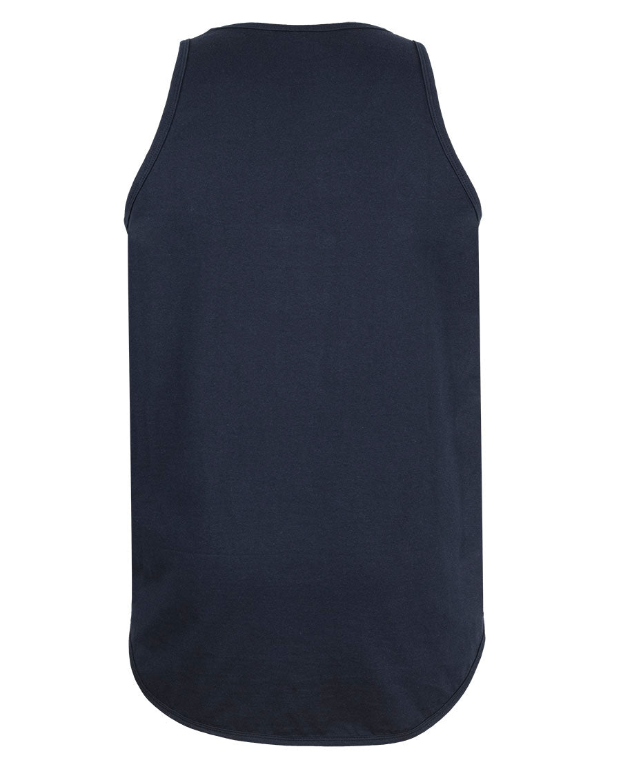 JB's Drop Tail Singlet - Navy - Back