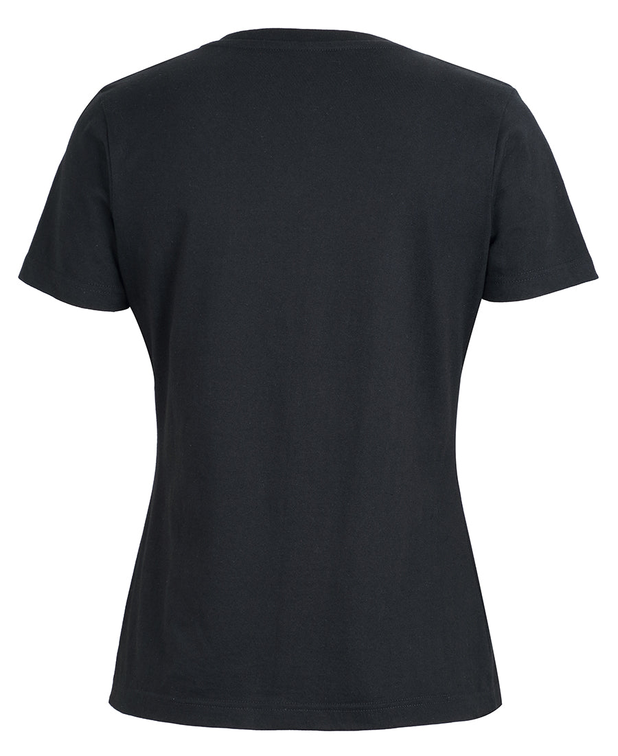 C of C Ladies V-Neck Tee - Black - Back