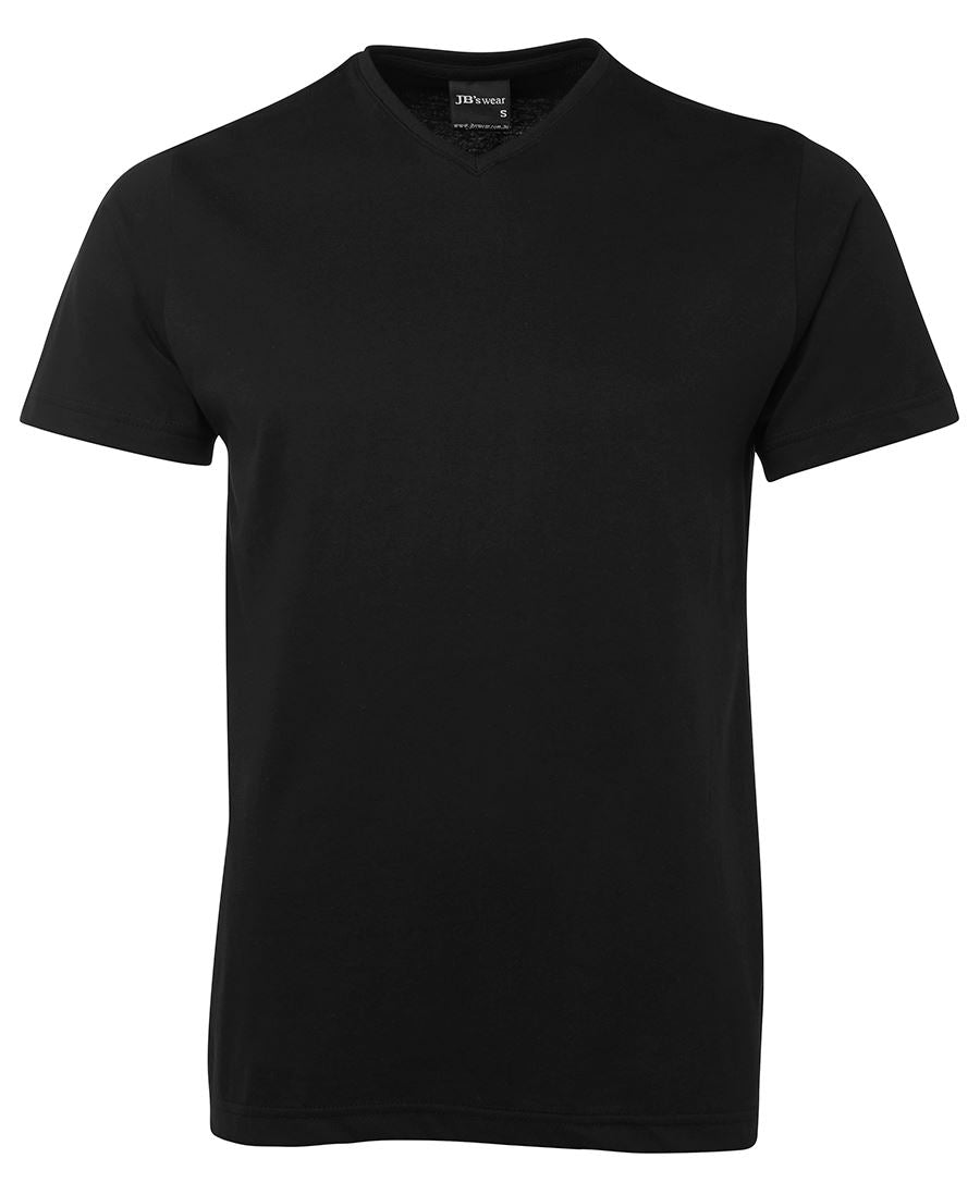 JB's V-Neck Tee - Black - Front