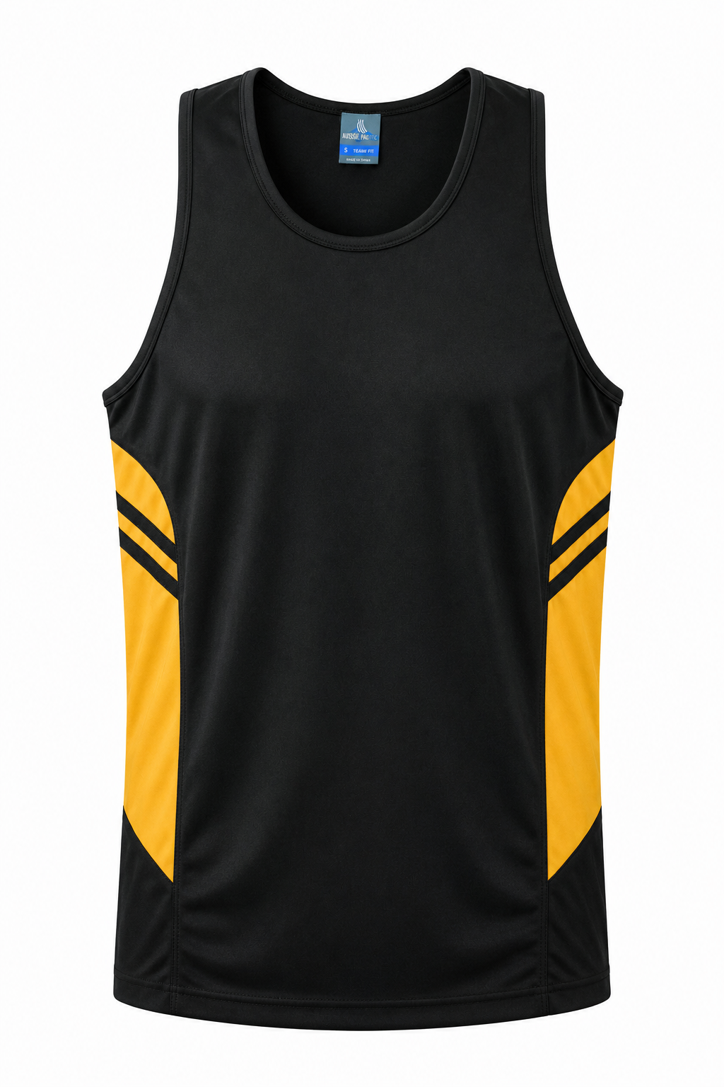 Aussie Pacific Tasman Men's Singlet 1111 - Black/Gold