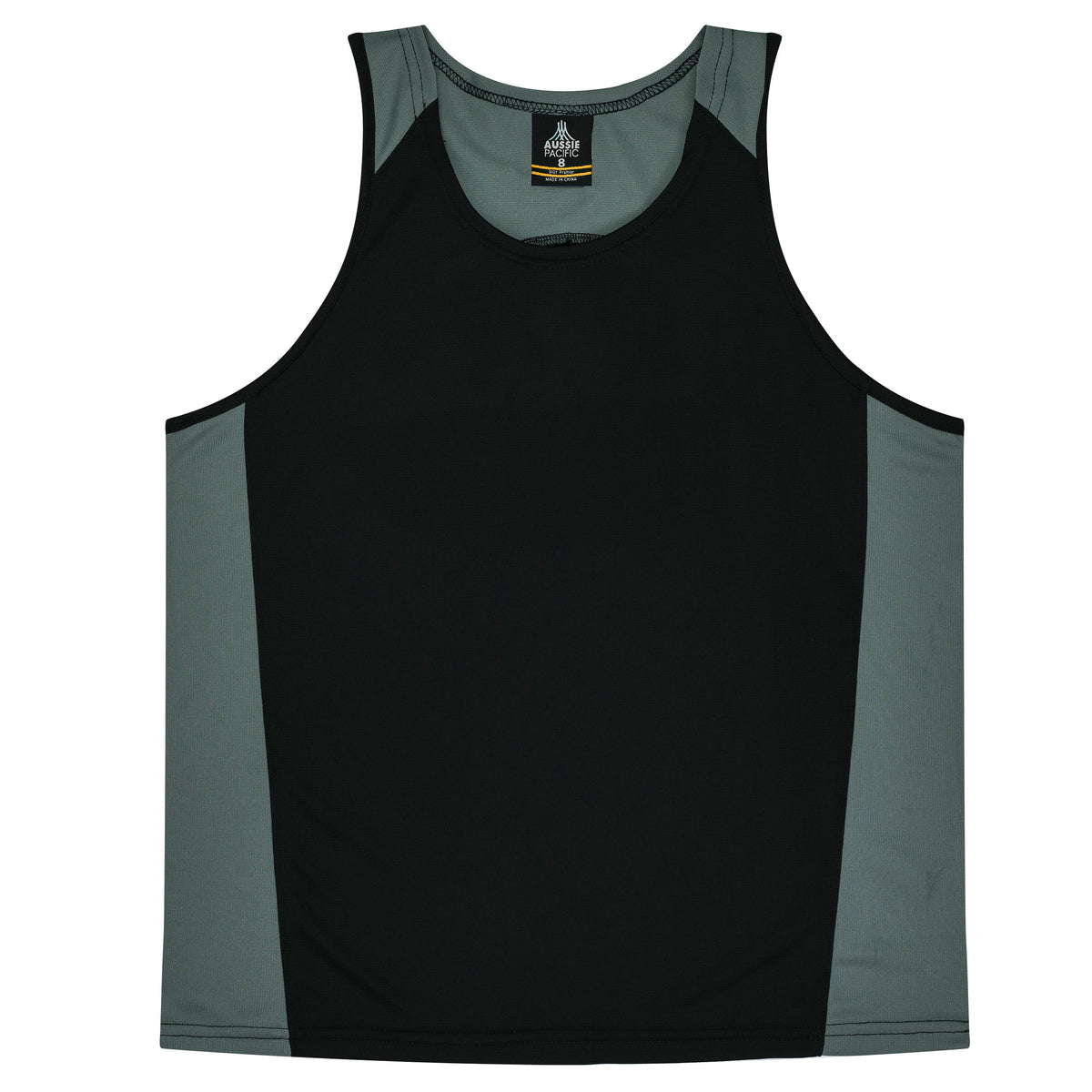 Aussie Pacific Premier Kids Singlet 3101 - Black/Ashe