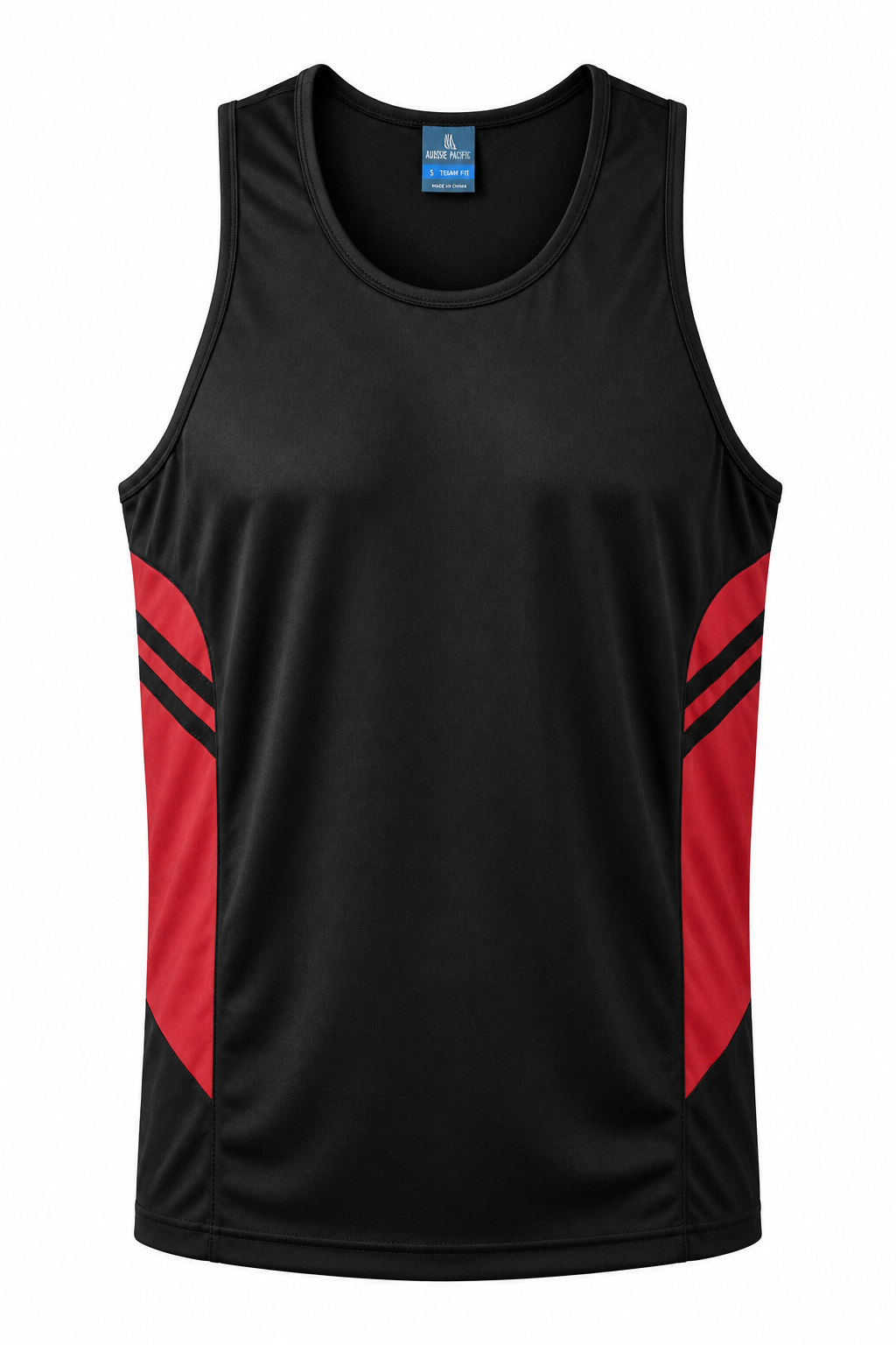 Aussie Pacific Tasman Men's Singlet 1111 - Black/Red