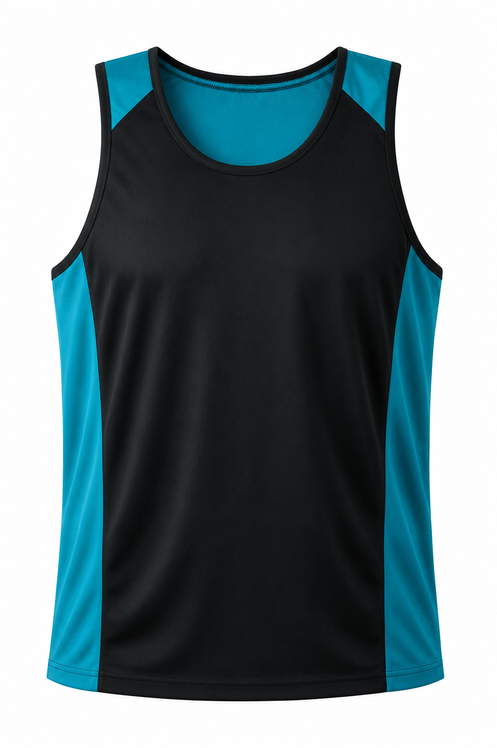 Aussie Pacific Premier Men's Singlet 1101 - Black/Teal