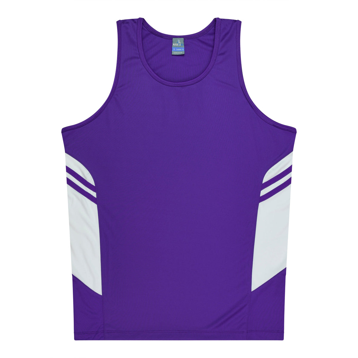 Aussie Pacific Tasman Kids Singlet 3111 - Purple/White