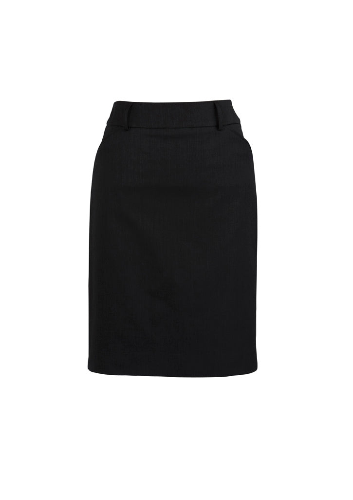 Cool Stretch Womens Multi-Pleat Skirt - Black - Front