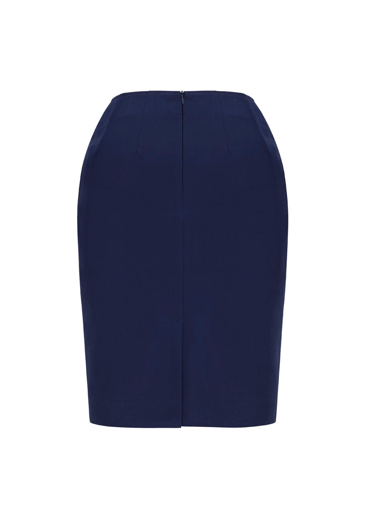Siena Womens Bandless Pencil Skirt - Marine - Back