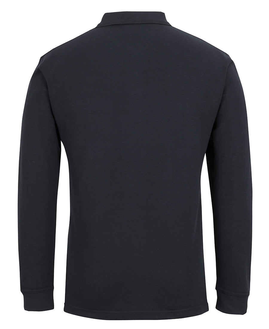 JB's 210 L/S Pocket Polo - Black - Back