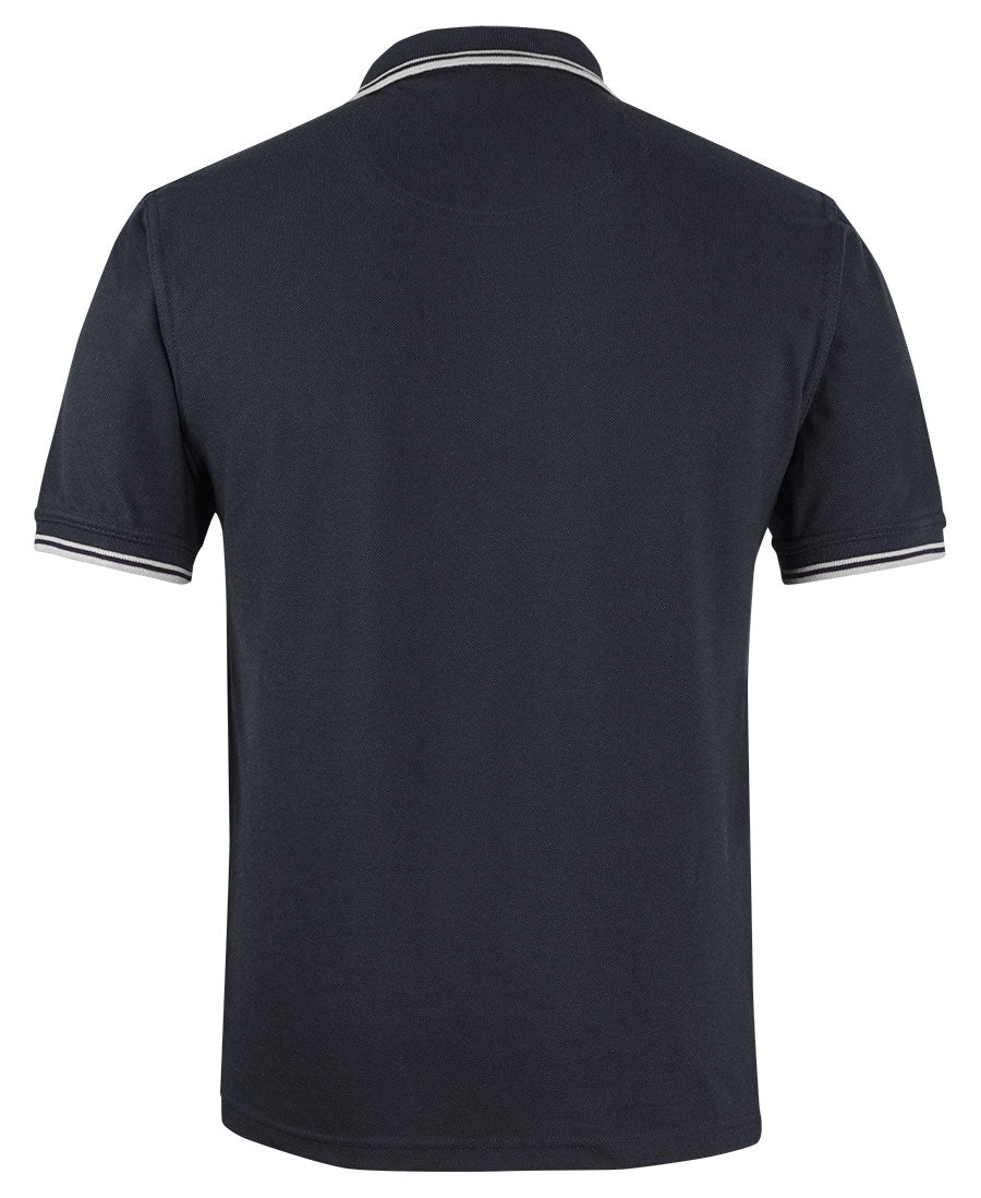 JB's Contrast Polo - Black/White - Back