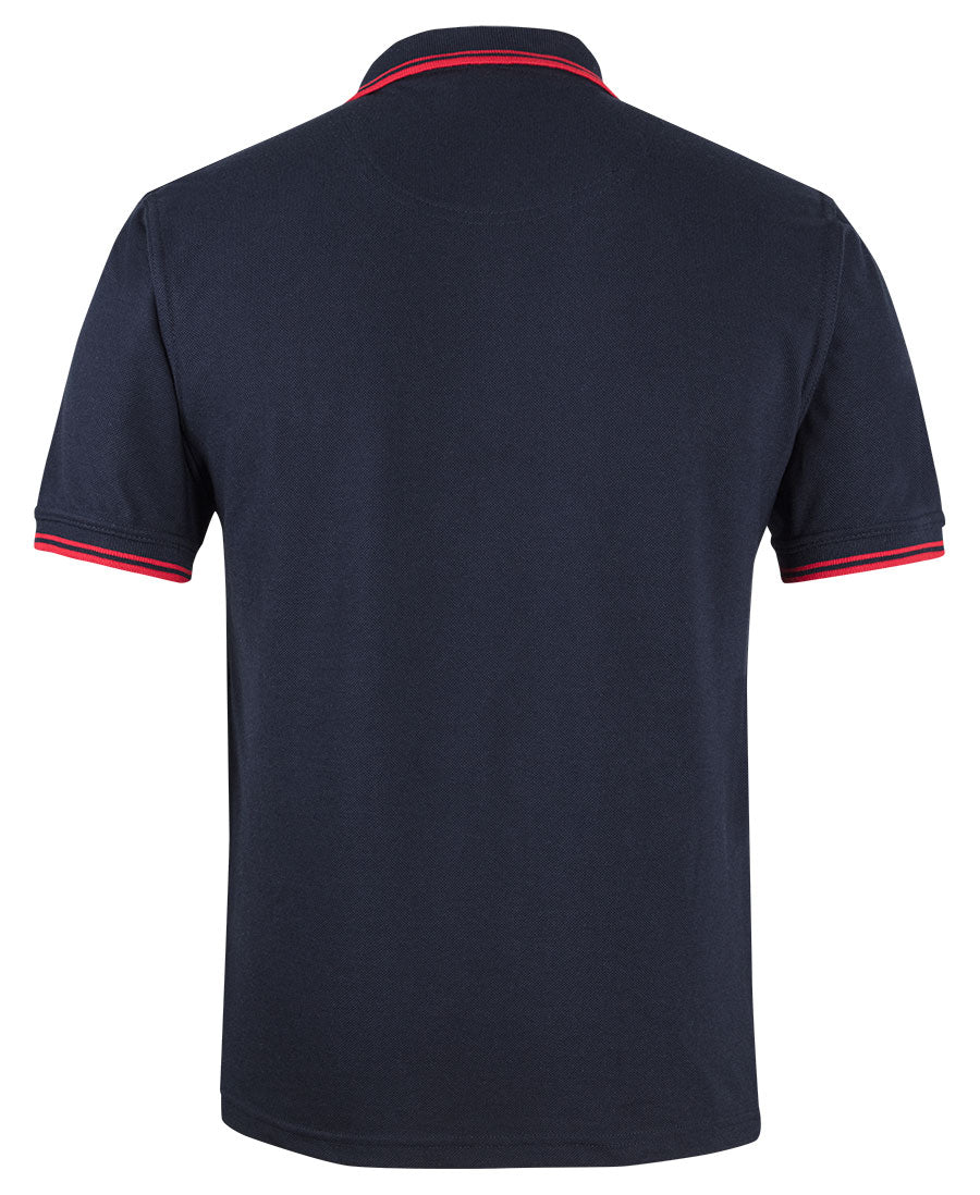 JB's Contrast Polo - Navy/Red - Back