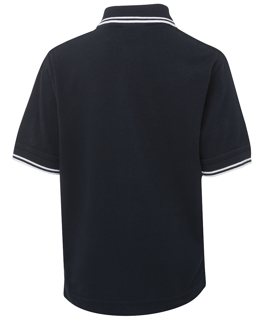 JB's Kids Contrast Polo - Navy/White - Back