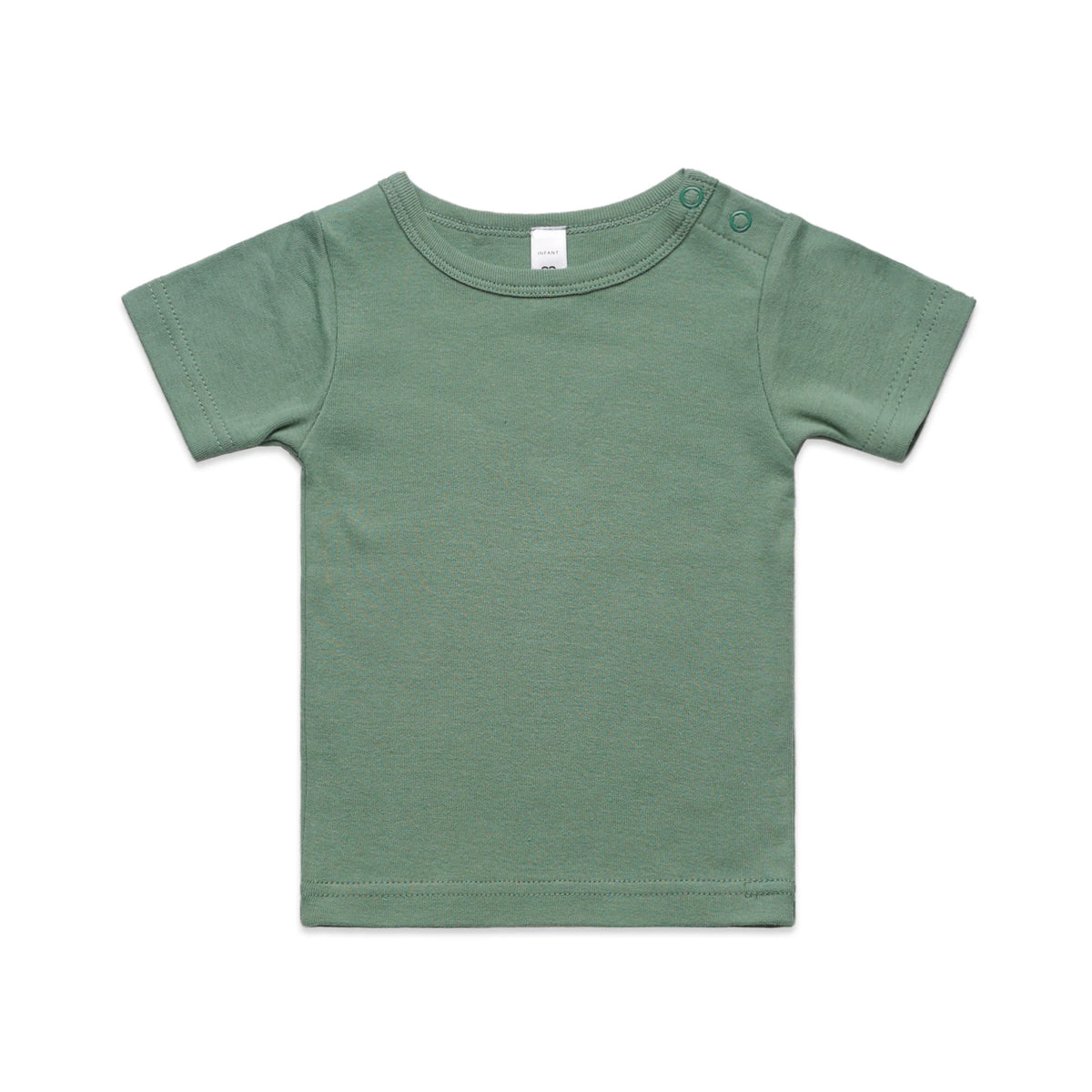 Organic Infant Wee Tee 3001 - Sage - Front