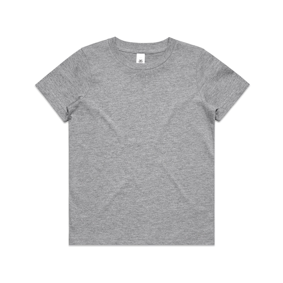 Youth Staple Tee 3006 - Grey Marle - Front