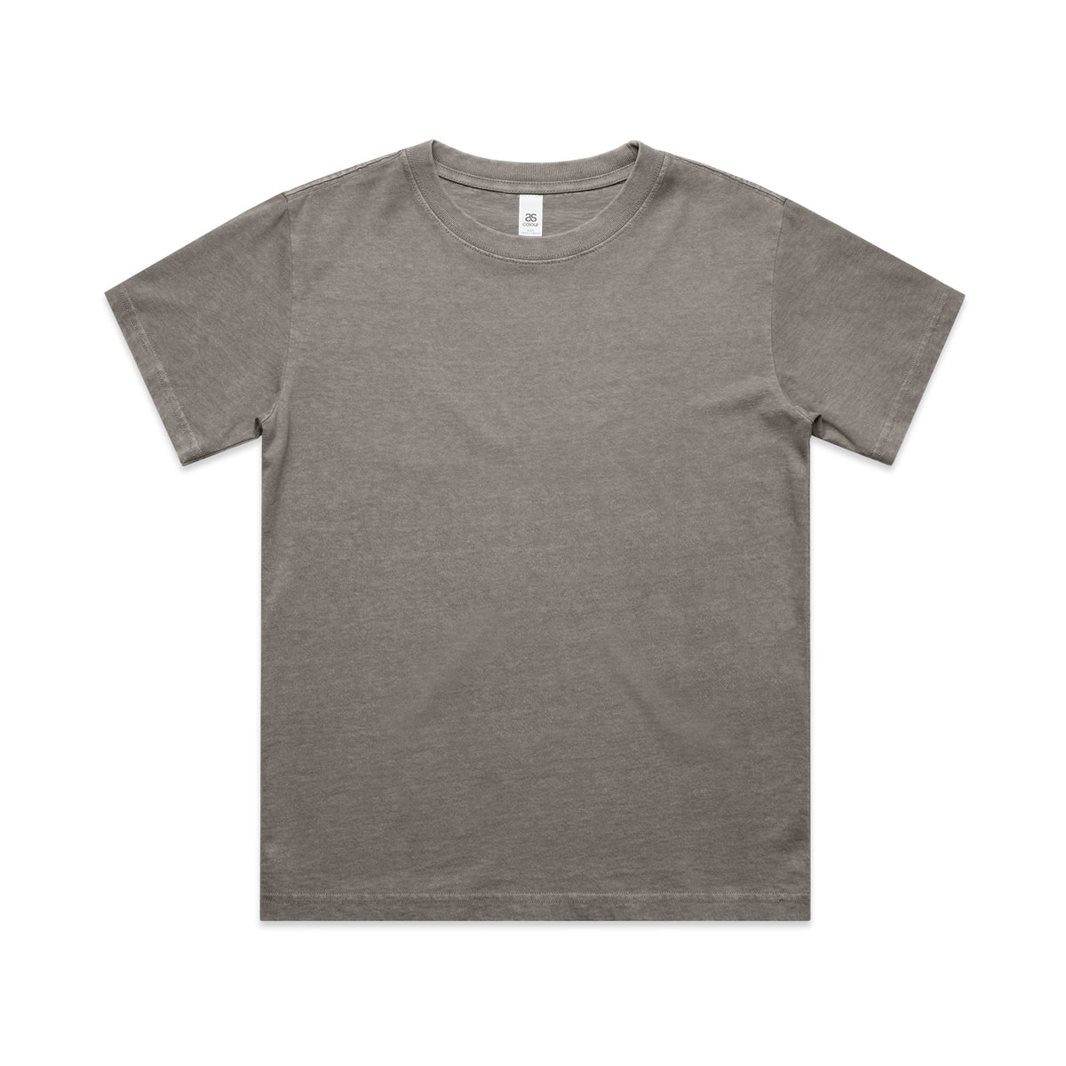 Kids Heavy Faded Tee 3070 - Faded Grey - Front