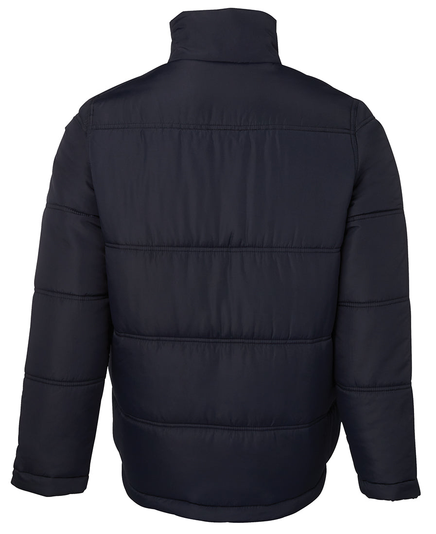 JB's Adults & Kids Adventure Puffer Jacket - Navy/Grey - Back