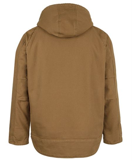 C of C HOODED BARN JACKET - Camel - Back
