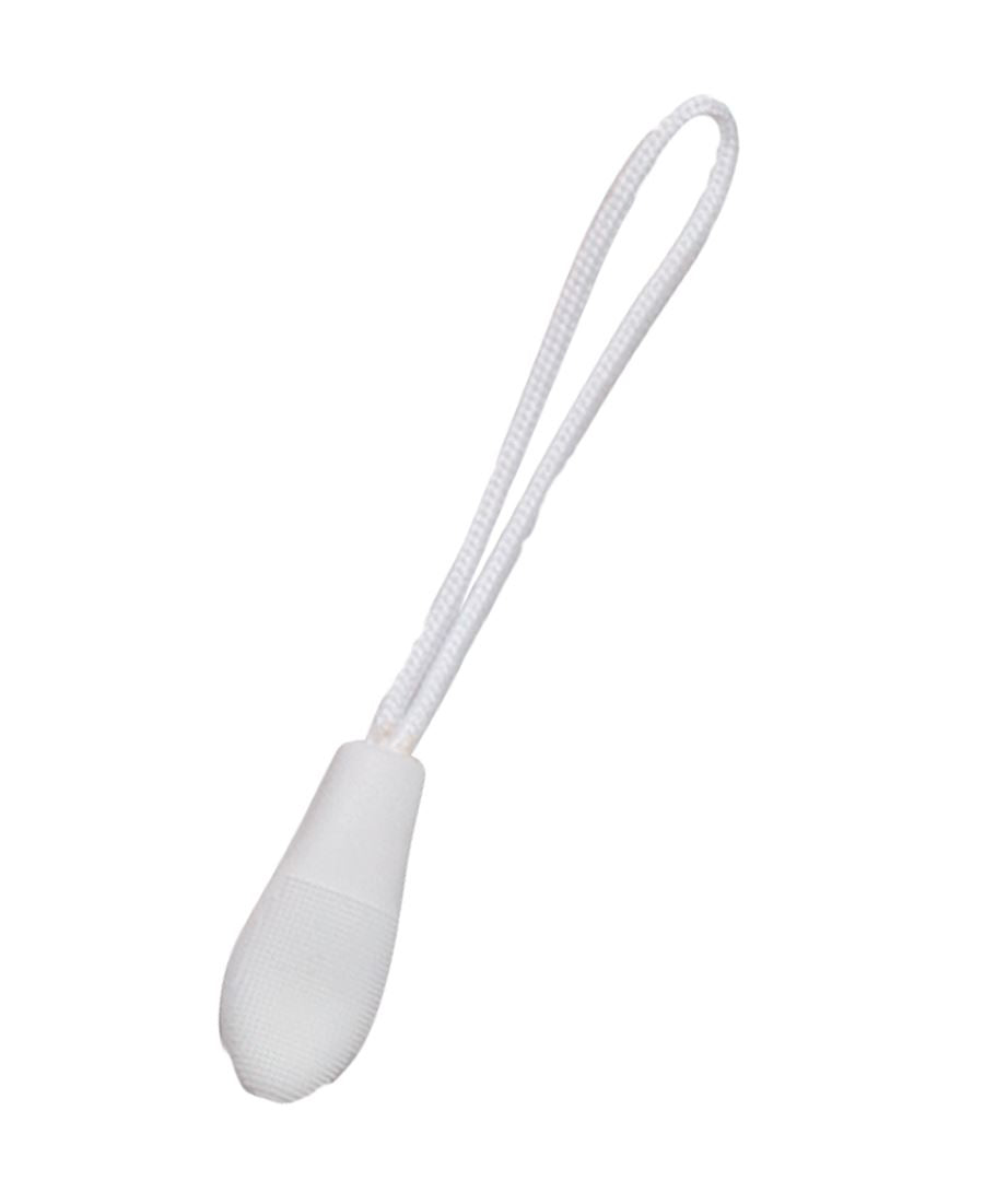 JB's Changeable Zip Puller (10PK) - White - Front