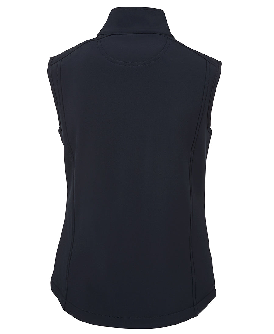 JB's Ladies Layer Soft Shell Vest - Navy - Back