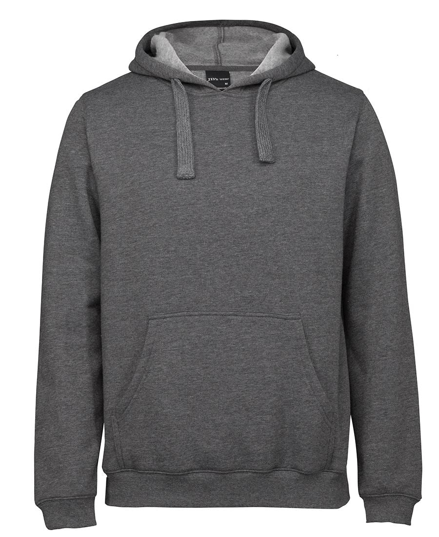 JB's Kids & Adults P/C Pop Over Hoodie - Charcoal Marle - Front