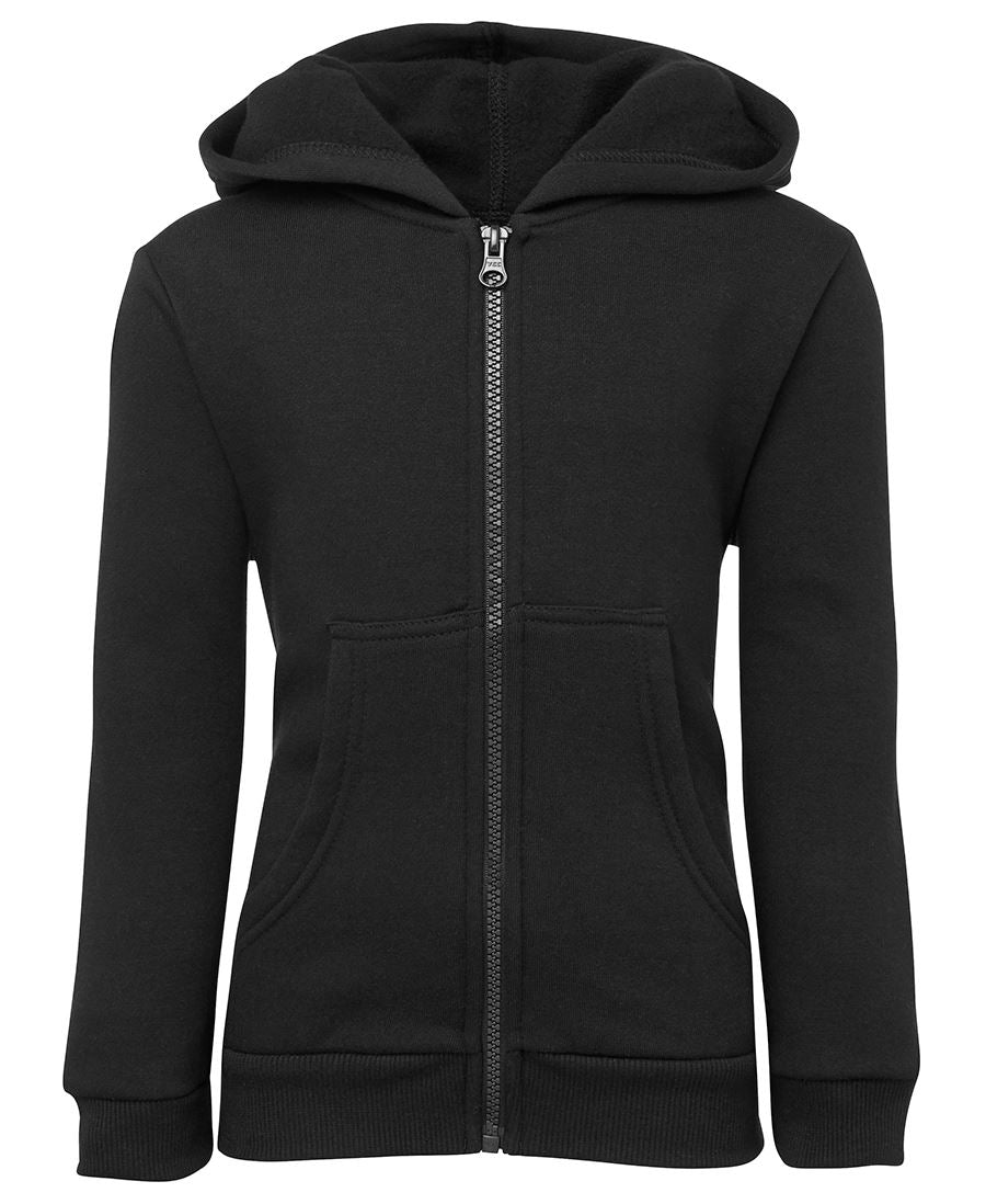 JB's Kids & Adults P/C Full Zip Hoodie - Black - Front