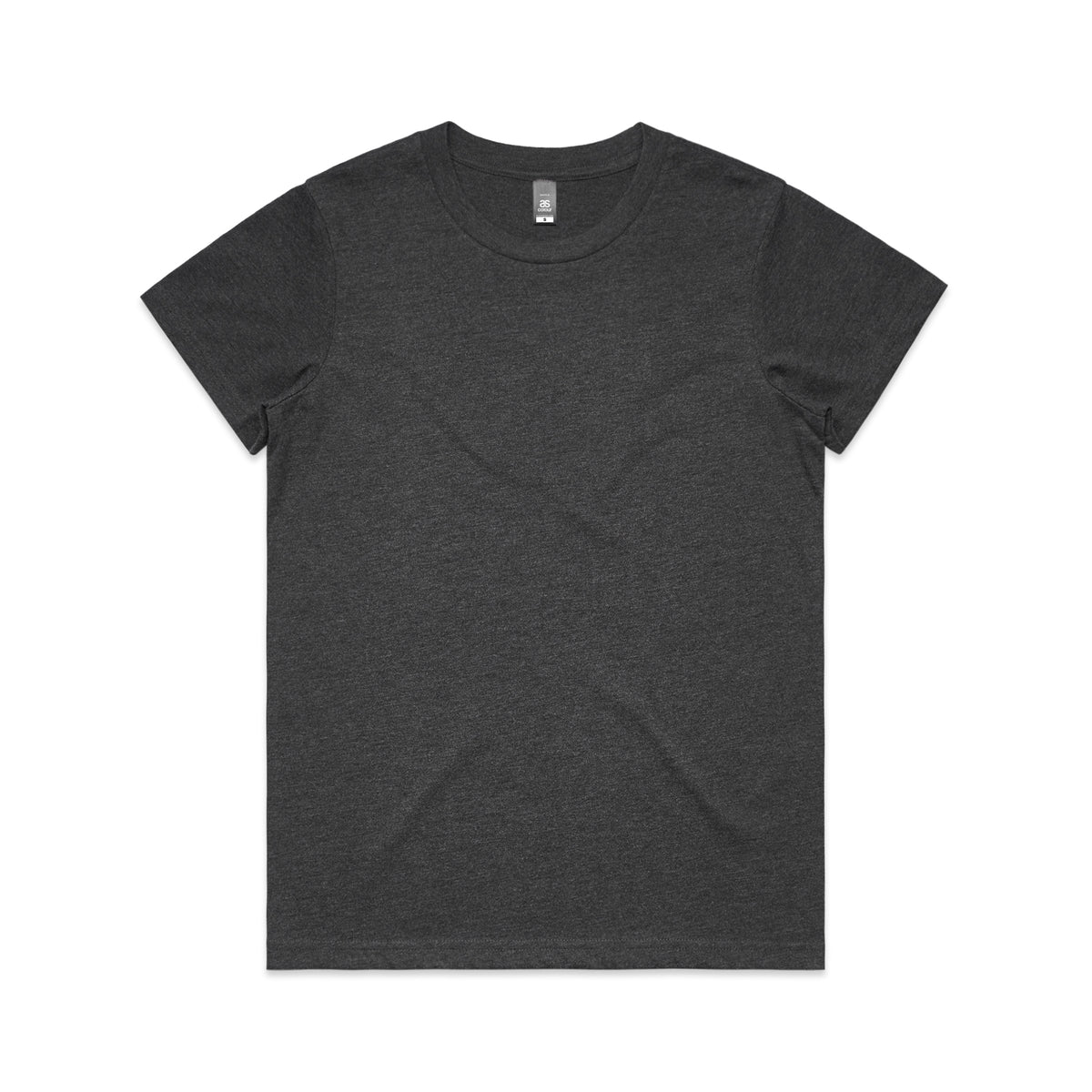 Wo's Maple Marle Tee 4001MS - Asphalt Marle - Front