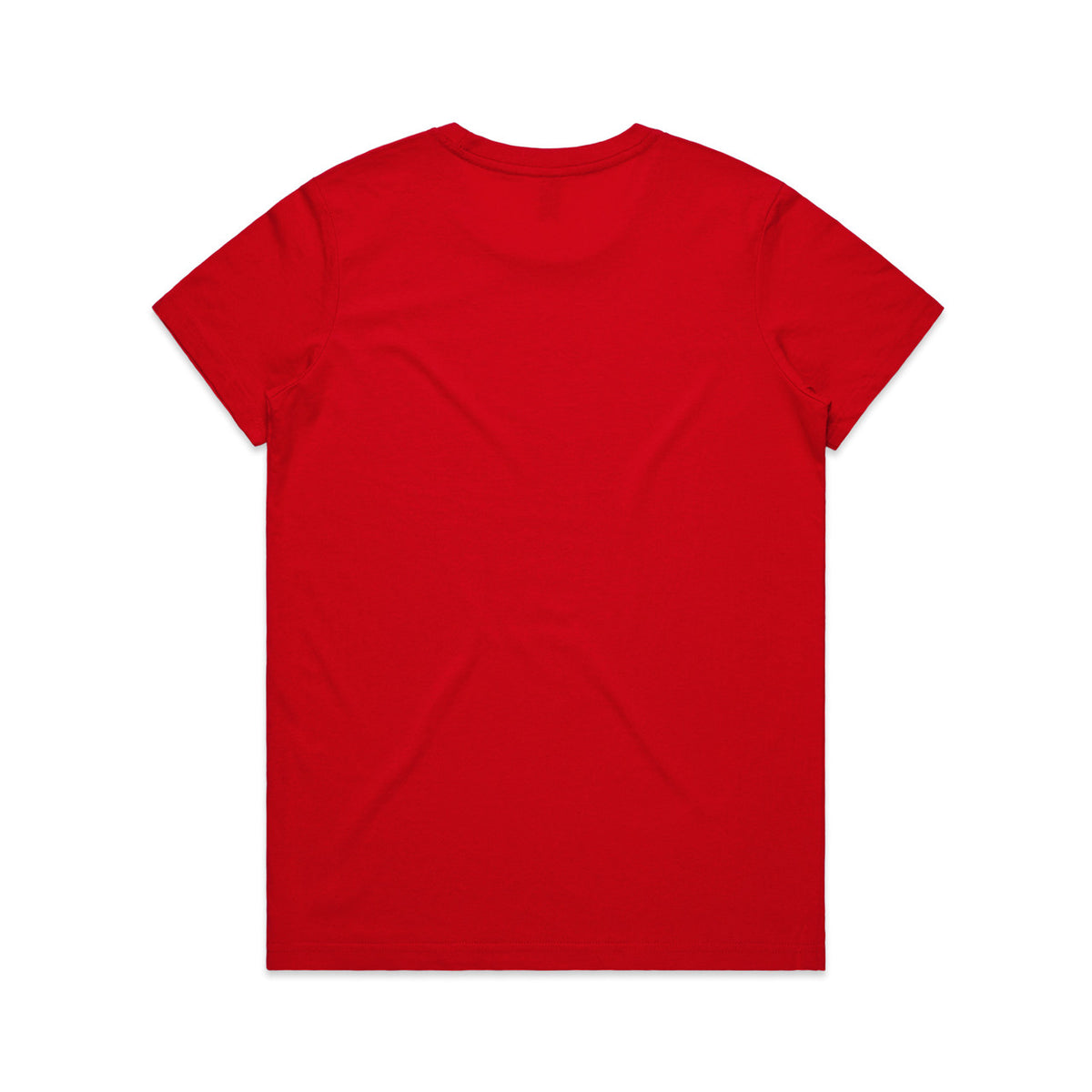 Wo's Maple Tee - Red - Back