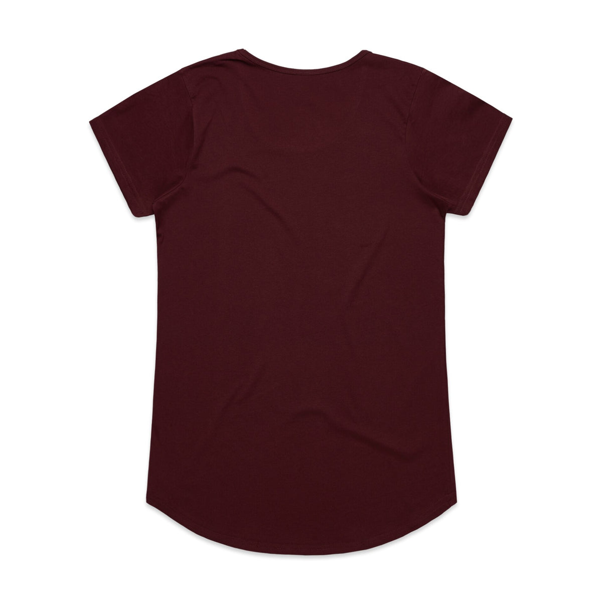 Wo's Mali Tee 4008S - Burgundy - Back
