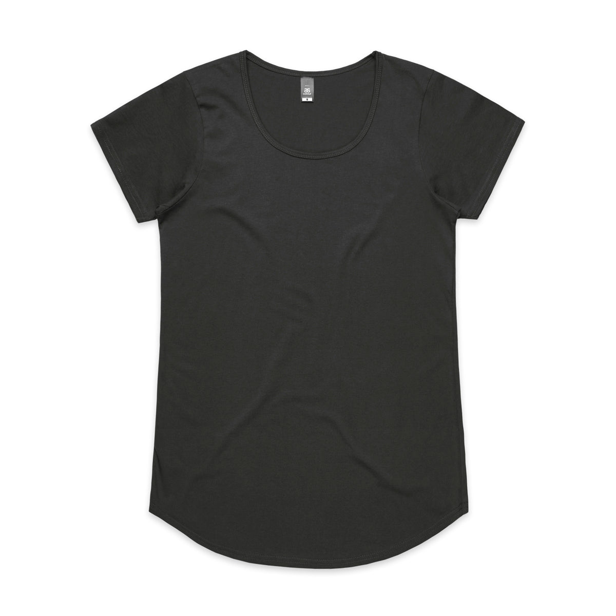 Wo's Mali Tee 4008 - Coal - Front