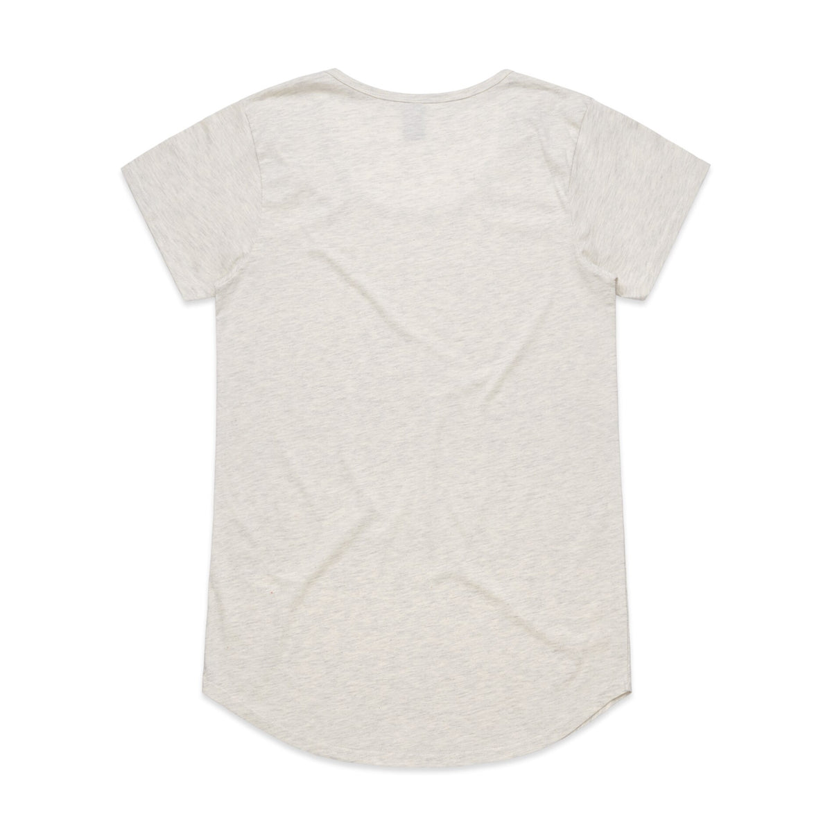 Wo's Mali Tee 4008S - Oatmeal Marle - Back