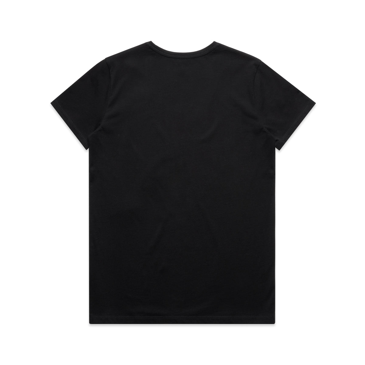 Wo's Maple V Neck Tee 4023 - Black - Back