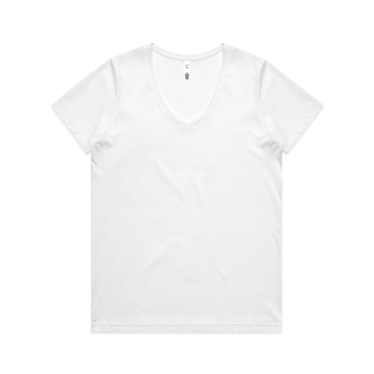 Wo's Maple V Neck Tee 4023 - White - Front