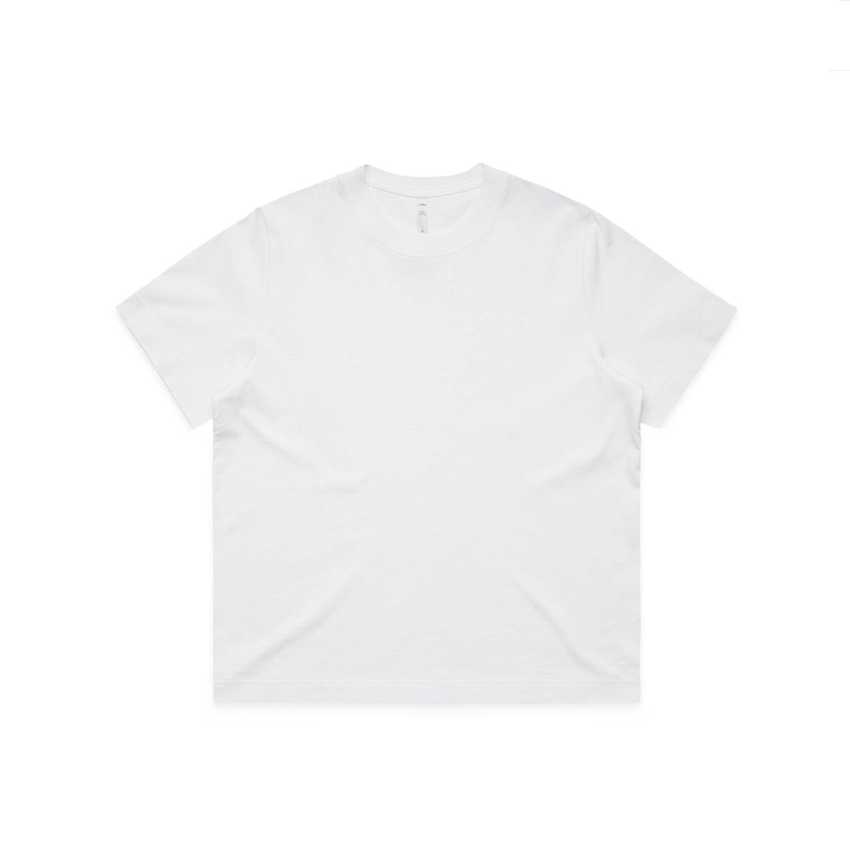 Wo's Box Tee 4030 - White - Front