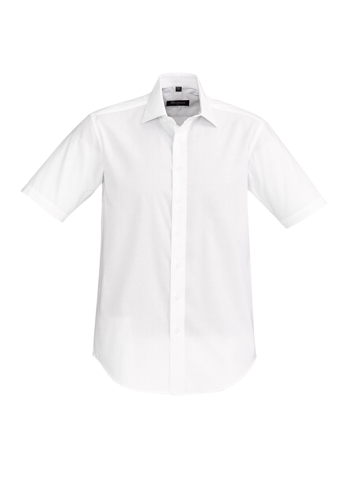 Hudson Mens Short Sleeve Shirt - White - Front