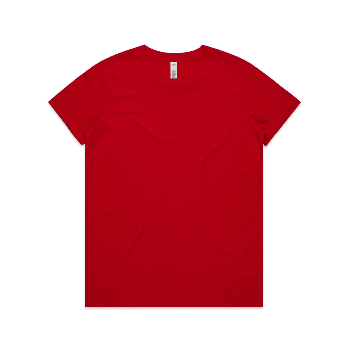 Wo's Basic Tee 4051 - Red - Front