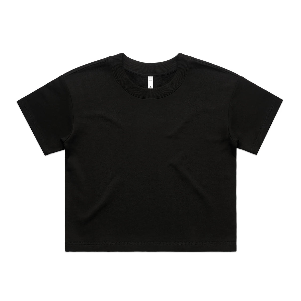 Wo's Terry Tee 4054S - Black - Front
