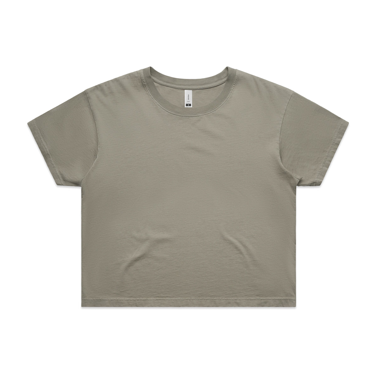 Wo's Faded Crop Tee 4062FS - Faded Dust - Front