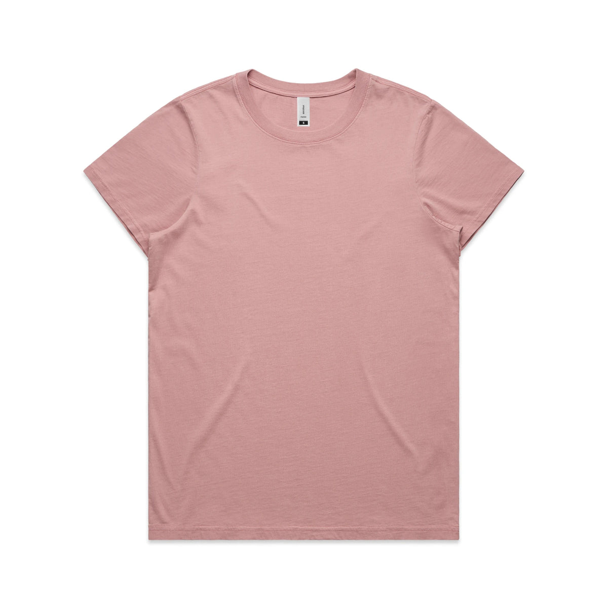 Wo's Maple Faded Tee 4065 - Faded Rose - Front