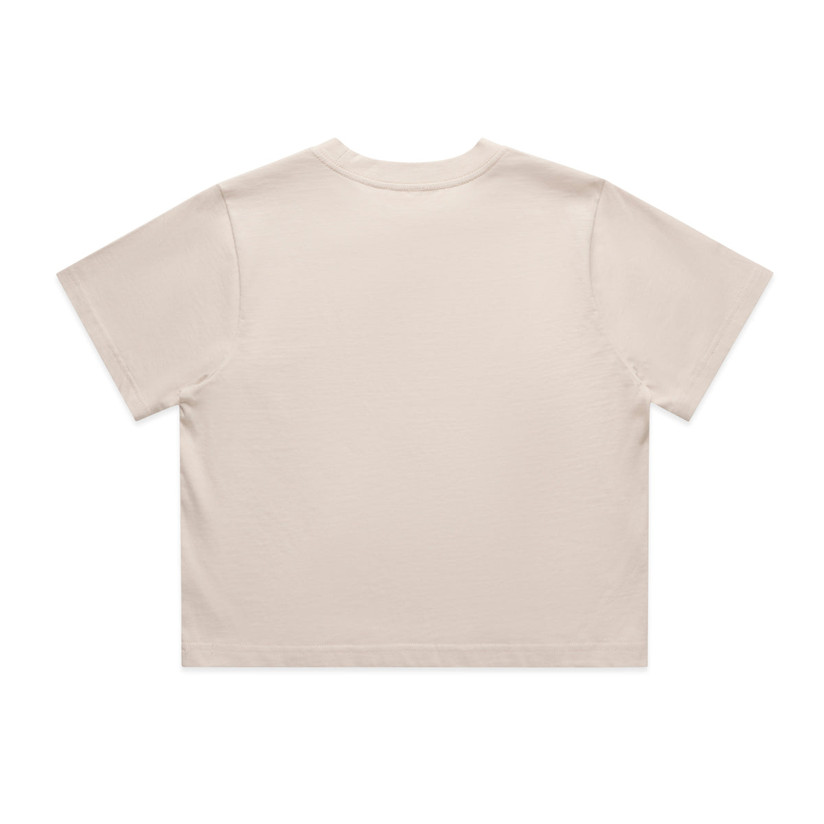 Wo's Classic Crop Tee 4072 - Bone - Back