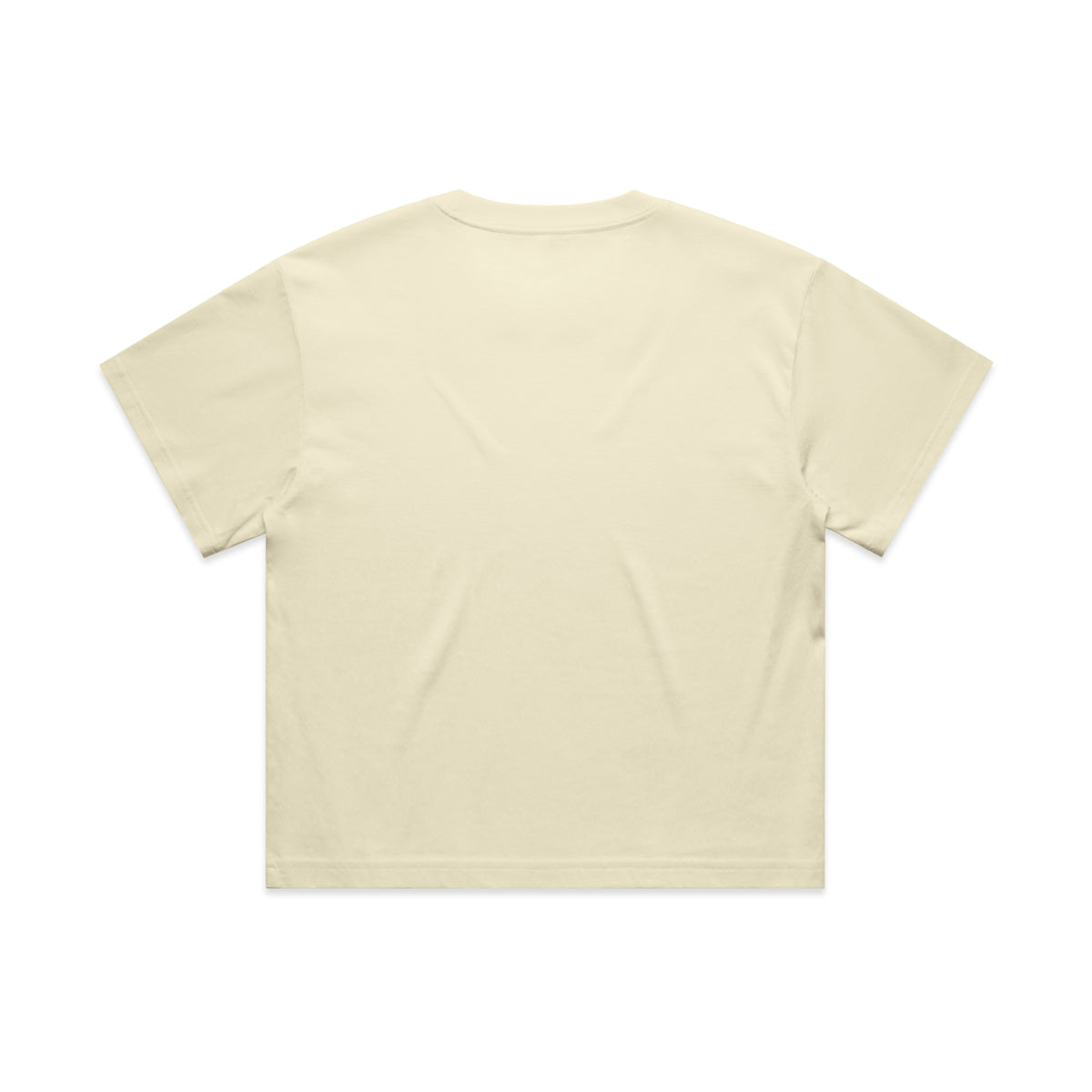 Wo's Martina Crop Tee 4093 - Butter - Back