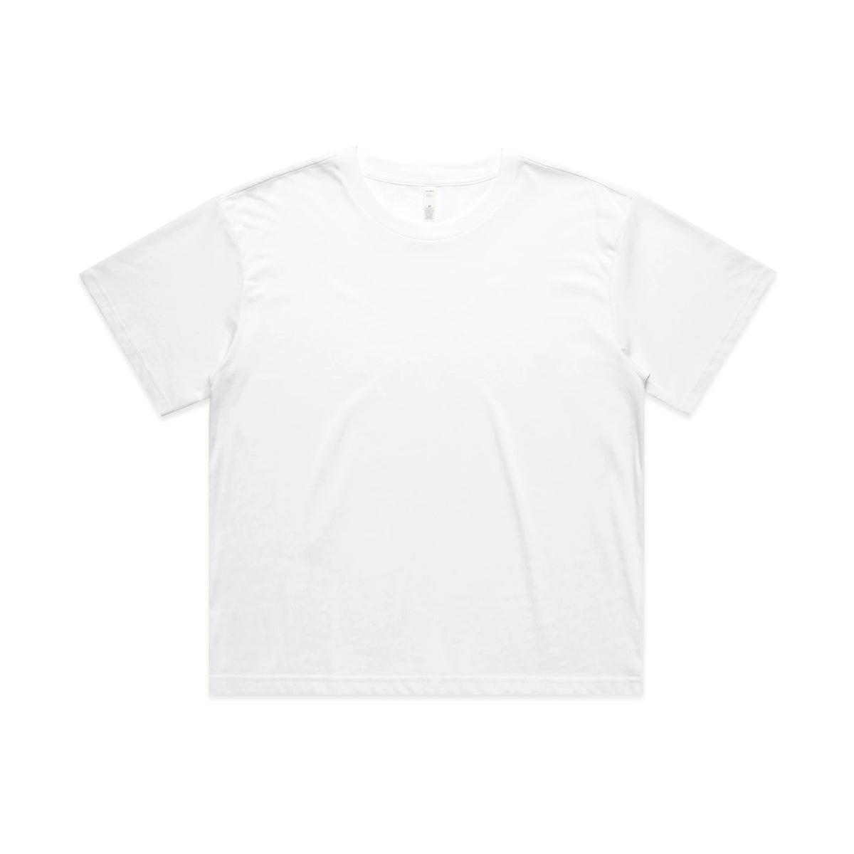 Wo's Martina Crop Tee 4093 - White - Front