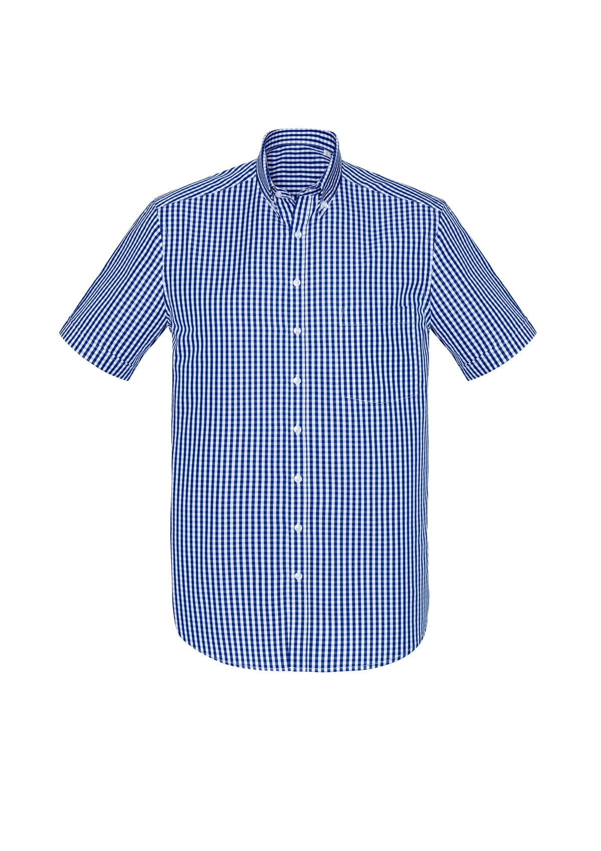 Springfield Mens Short Sleeve Shirt - French Navy - Front